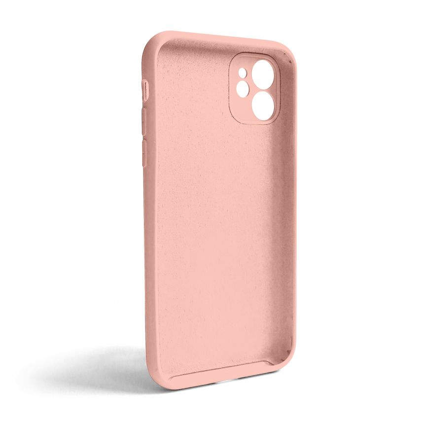 Чохол Full Silicone Case для Apple iPhone 11 light pink (12) закрита камера (без логотипу)
