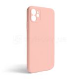 Чохол Full Silicone Case для Apple iPhone 11 light pink (12) закрита камера (без логотипу)