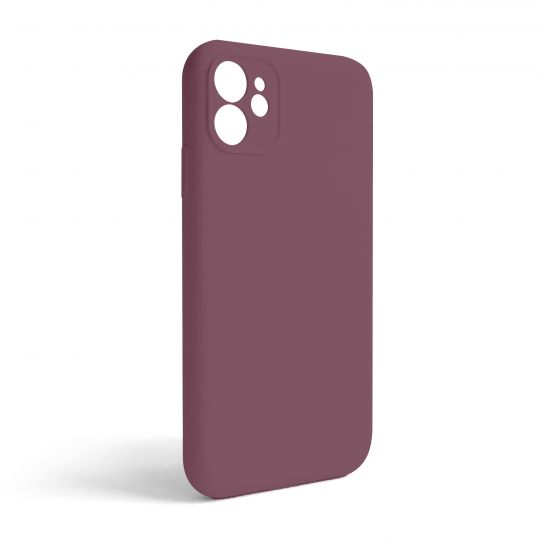 Чехол Full Silicone Case для Apple iPhone 11 maroon (42) закрытая камера (без логотипа) - купить за 150.62 грн в Киеве, Украине