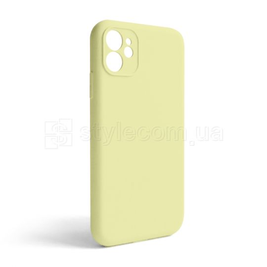 Чехол Full Silicone Case для Apple iPhone 11 mellow yellow (51) закрытая камера (без логотипа)