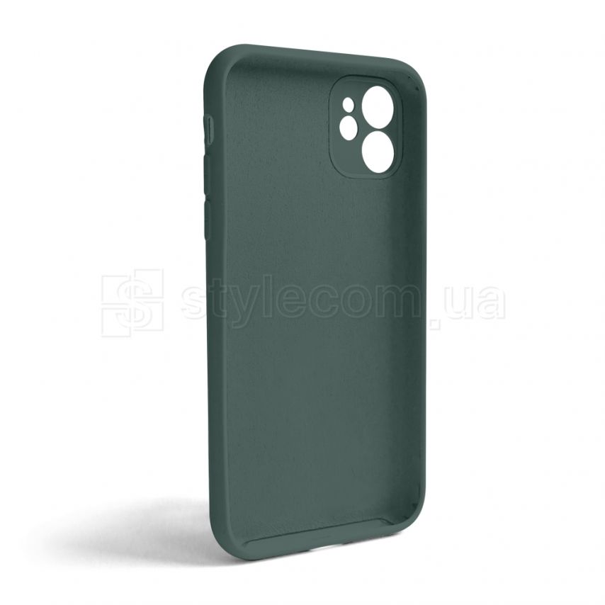 Чохол Full Silicone Case для Apple iPhone 11 pine green (55) закрита камера (без логотипу)
