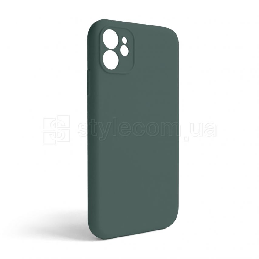 Чехол Full Silicone Case для Apple iPhone 11 pine green (55) закрытая камера (без логотипа)