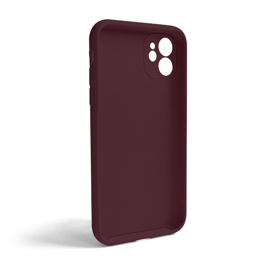 Чохол Full Silicone Case для Apple iPhone 11 plum (57) закрита камера (без логотипу)
