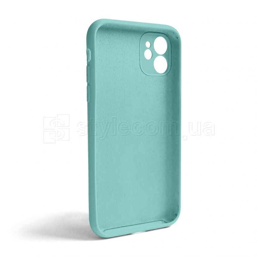 Чохол Full Silicone Case для Apple iPhone 11 sea blue (21) закрита камера (без логотипу)