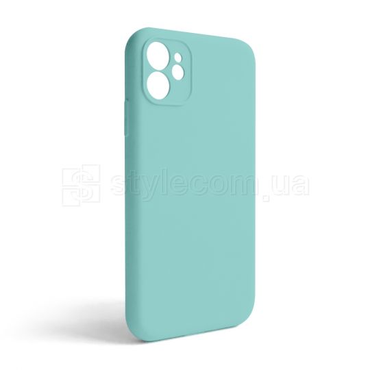 Чохол Full Silicone Case для Apple iPhone 11 sea blue (21) закрита камера (без логотипу)
