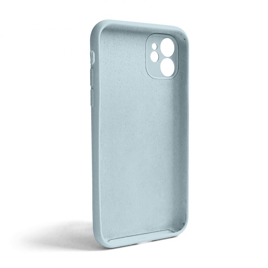 Чехол Full Silicone Case для Apple iPhone 11 sky blue (58) закрытая камера (без логотипа)