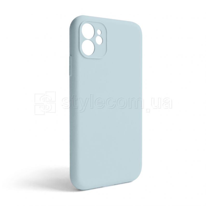 Чехол Full Silicone Case для Apple iPhone 11 sky blue (58) закрытая камера (без логотипа)