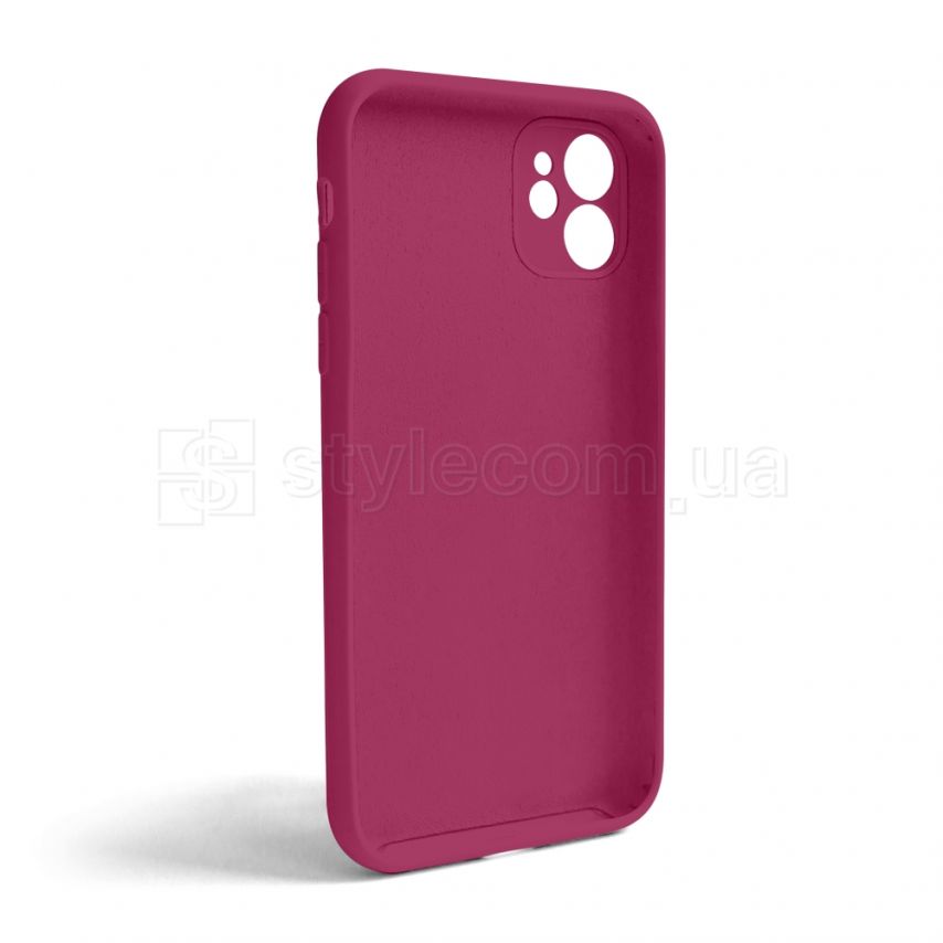 Чохол Full Silicone Case для Apple iPhone 11 pomegranate (59) закрита камера (без логотипу)