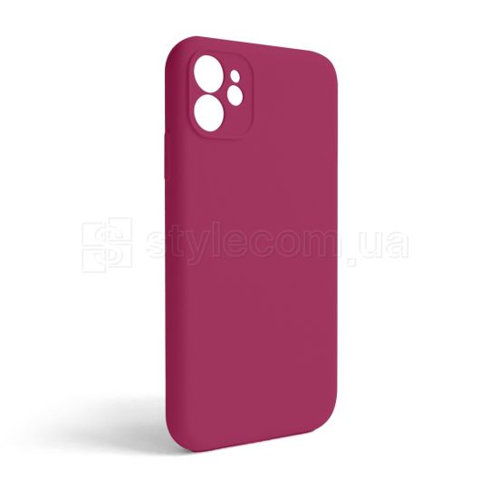 Чехол Full Silicone Case для Apple iPhone 11 pomegranate (59) закрытая камера (без логотипа)