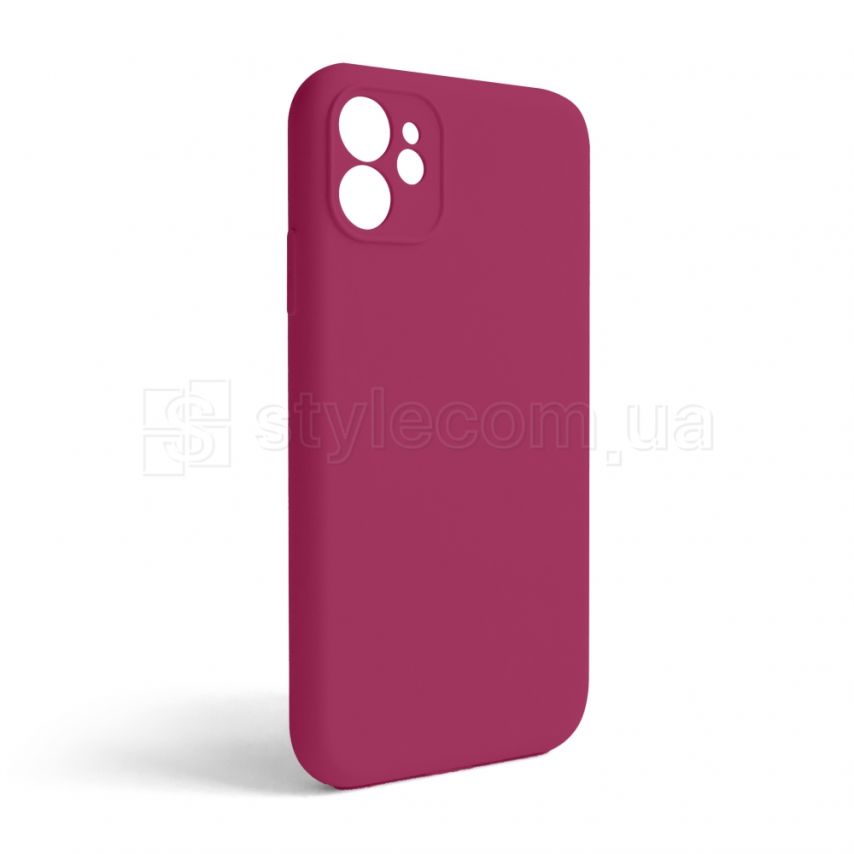 Чохол Full Silicone Case для Apple iPhone 11 pomegranate (59) закрита камера (без логотипу)