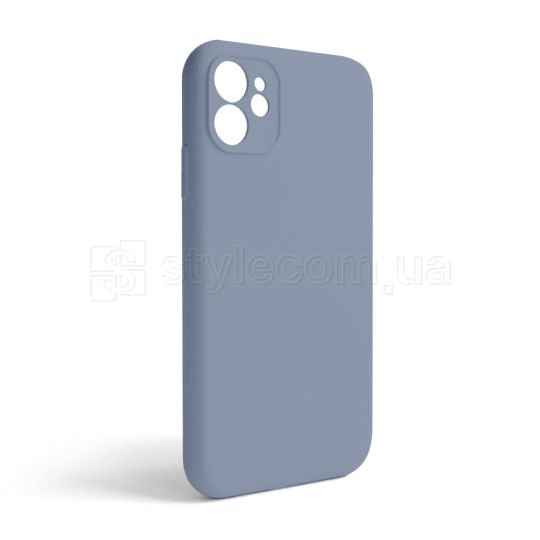 Чохол Full Silicone Case для Apple iPhone 11 sierra blue (62) закрита камера (без логотипу)