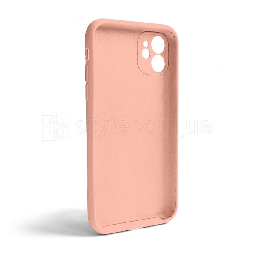 Чохол Full Silicone Case для Apple iPhone 11 grapefruit (61) закрита камера (без логотипу)