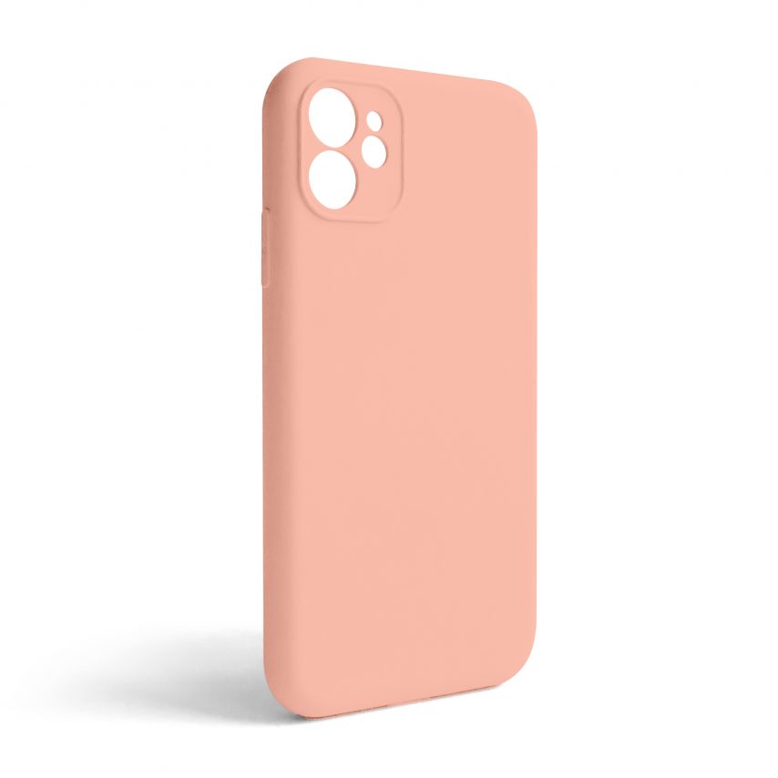 Чохол Full Silicone Case для Apple iPhone 11 grapefruit (61) закрита камера (без логотипу)