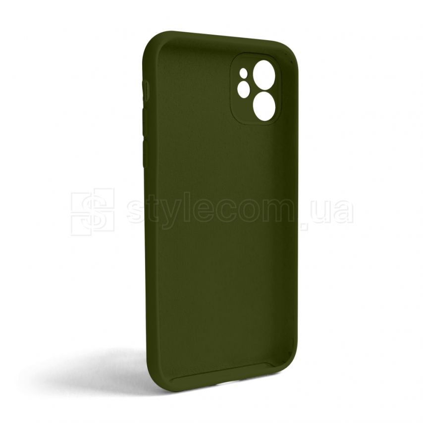 Чехол Full Silicone Case для Apple iPhone 11 forest green (63) закрытая камера (без логотипа)