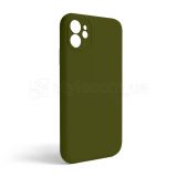 Чехол Full Silicone Case для Apple iPhone 11 forest green (63) закрытая камера (без логотипа)