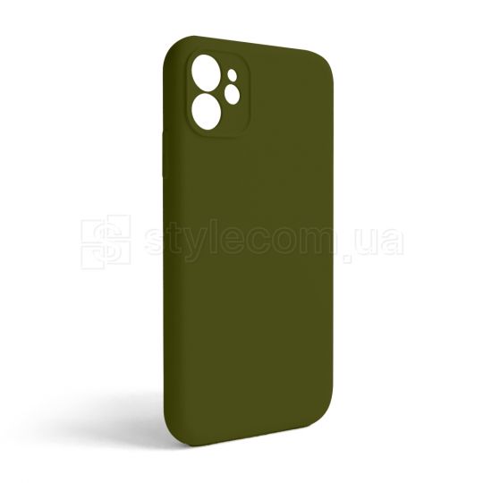 Чехол Full Silicone Case для Apple iPhone 11 forest green (63) закрытая камера (без логотипа)