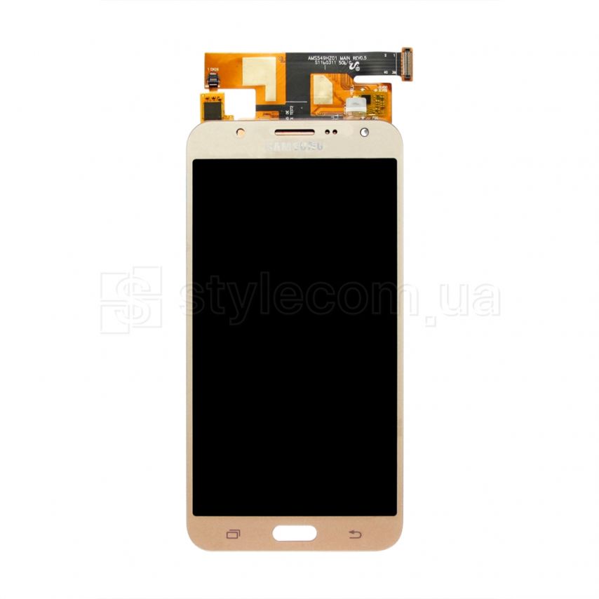 Дисплей (LCD) для Samsung Galaxy J7/J700 (2015) з тачскріном gold (Oled) Original Quality