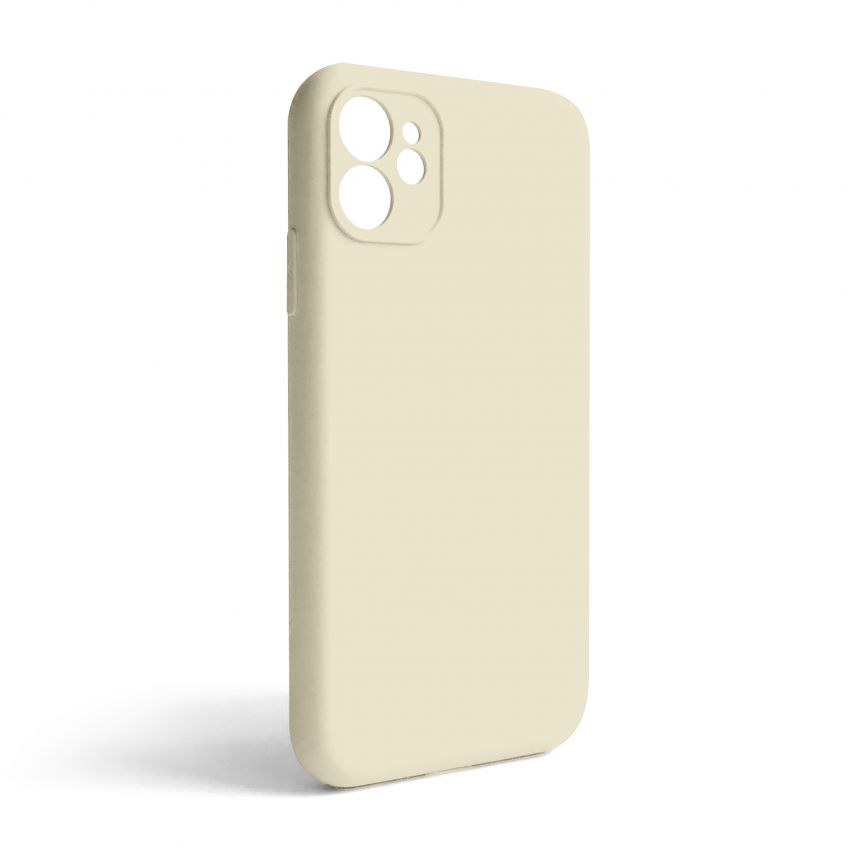 Чехол Full Silicone Case для Apple iPhone 11 antique white (10) закрытая камера (без логотипа)