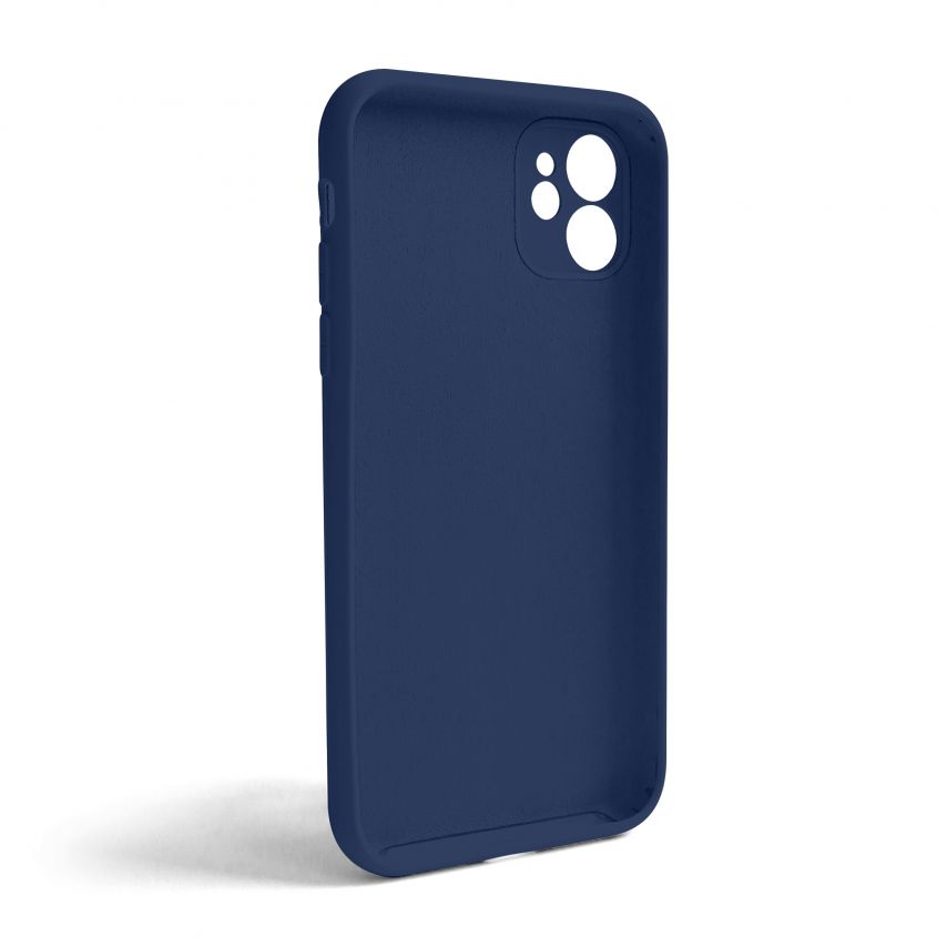 Чехол Full Silicone Case для Apple iPhone 11 blue cobalt (36) закрытая камера (без логотипа)