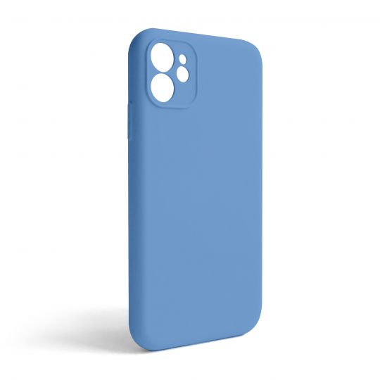 Чехол Full Silicone Case для Apple iPhone 11 cornflower (53) закрытая камера (без логотипа) - купить за 150.62 грн в Киеве, Украине