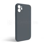 Чохол Full Silicone Case для Apple iPhone 11 dark grey (15) закрита камера (без логотипу) - купити за 135.66 грн у Києві, Україні