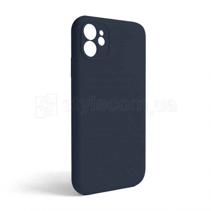Чохол Full Silicone Case для Apple iPhone 11 dark blue (08) закрита камера (без логотипу)