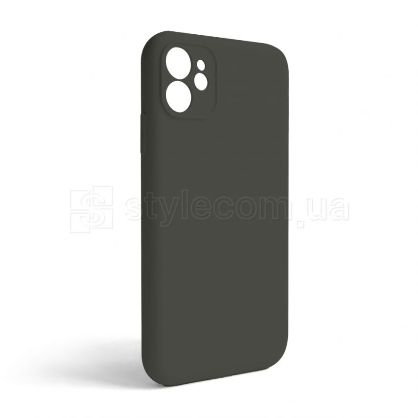 Чохол Full Silicone Case для Apple iPhone 11 dark olive (35) закрита камера (без логотипу)