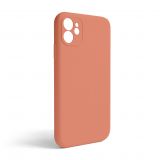 Чехол Full Silicone Case для Apple iPhone 11 peach (27) закрытая камера (без логотипа)