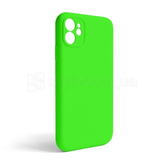 Чохол Full Silicone Case для Apple iPhone 11 shiny green (40) закрита камера (без логотипу)