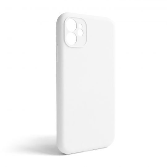 Чохол Full Silicone Case для Apple iPhone 11 white (09) закрита камера (без логотипу) - купити за 153.34 грн у Києві, Україні