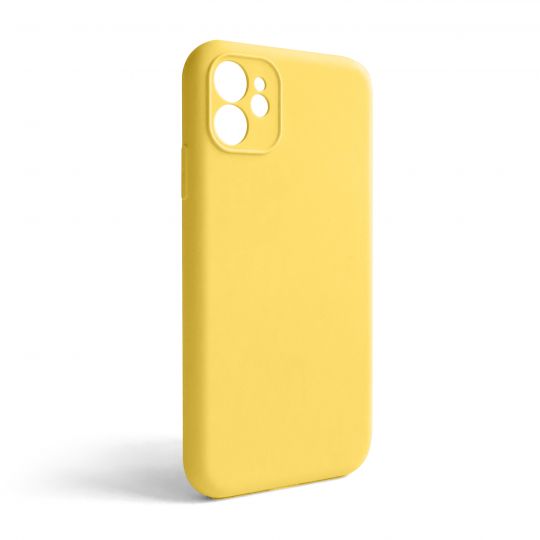 Чохол Full Silicone Case для Apple iPhone 11 yellow (04) закрита камера (без логотипу) - купити за 150.62 грн у Києві, Україні