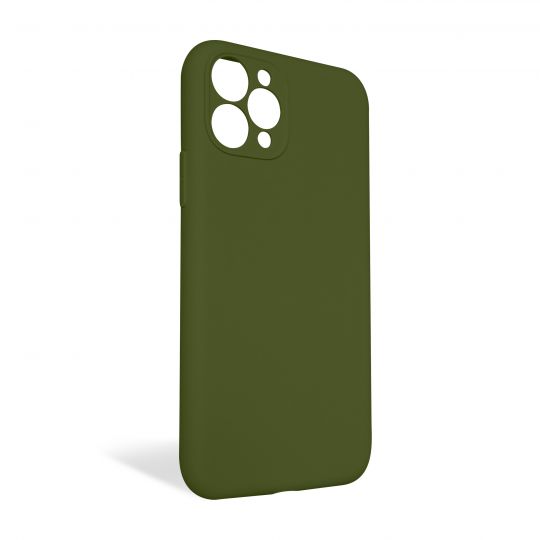 Чехол Full Silicone Case для Apple iPhone 11 Pro army green (45) закрытая камера (без логотипа) - купить за 150.62 грн в Киеве, Украине