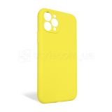 Чехол Full Silicone Case для Apple iPhone 11 Pro canary yellow (50) закрытая камера (без логотипа)
