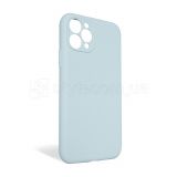 Чехол Full Silicone Case для Apple iPhone 11 Pro sky blue (58) закрытая камера (без логотипа)