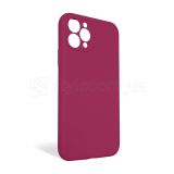 Чохол Full Silicone Case для Apple iPhone 11 Pro pomegranate (59) закрита камера (без логотипу)