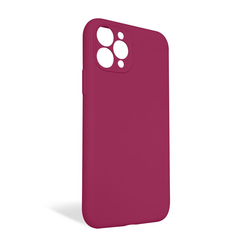 Чохол Full Silicone Case для Apple iPhone 11 Pro pomegranate (59) закрита камера (без логотипу)