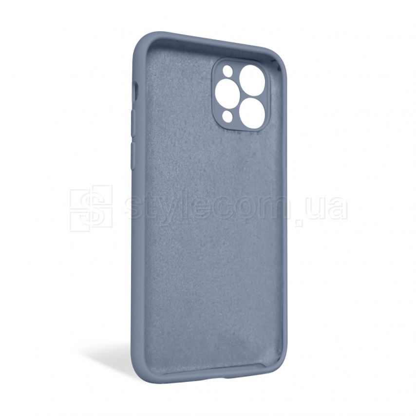 Чехол Full Silicone Case для Apple iPhone 11 Pro sierra blue (62) закрытая камера (без логотипа)