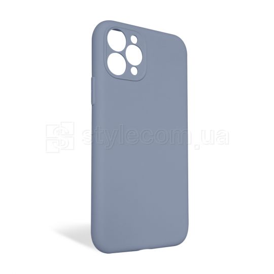 Чехол Full Silicone Case для Apple iPhone 11 Pro sierra blue (62) закрытая камера (без логотипа)