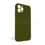 Чехол Full Silicone Case для Apple iPhone 11 Pro forest green (63) закрытая камера (без логотипа)
