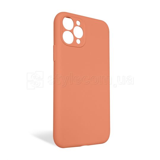 Чехол Full Silicone Case для Apple iPhone 11 Pro new peach (66) закрытая камера (без логотипа)