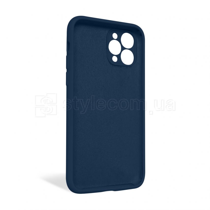 Чехол Full Silicone Case для Apple iPhone 11 Pro deep navy (68) закрытая камера (без логотипа)