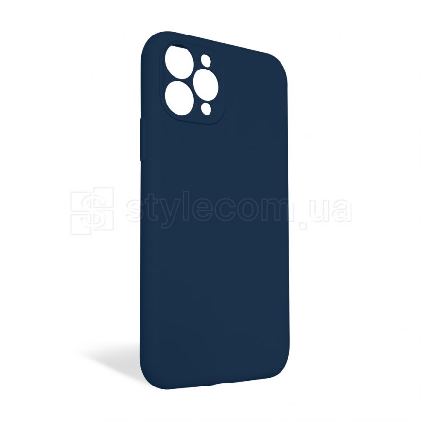 Чехол Full Silicone Case для Apple iPhone 11 Pro deep navy (68) закрытая камера (без логотипа)