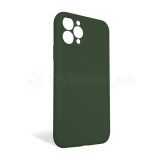 Чехол Full Silicone Case для Apple iPhone 11 Pro atrovirens green (54) закрытая камера (без логотипа)