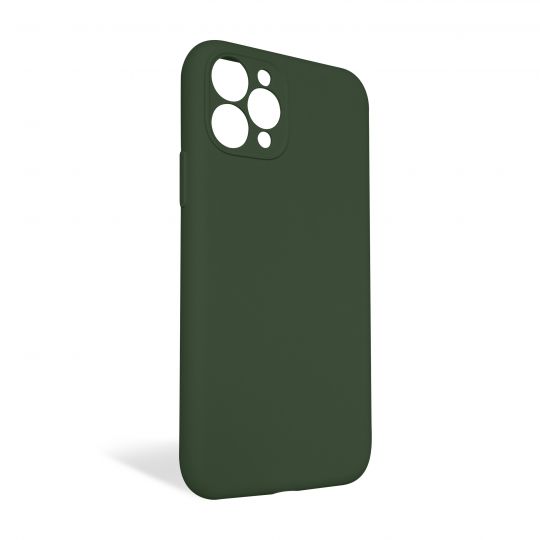 Чехол Full Silicone Case для Apple iPhone 11 Pro atrovirens green (54) закрытая камера (без логотипа) - купить за 150.62 грн в Киеве, Украине