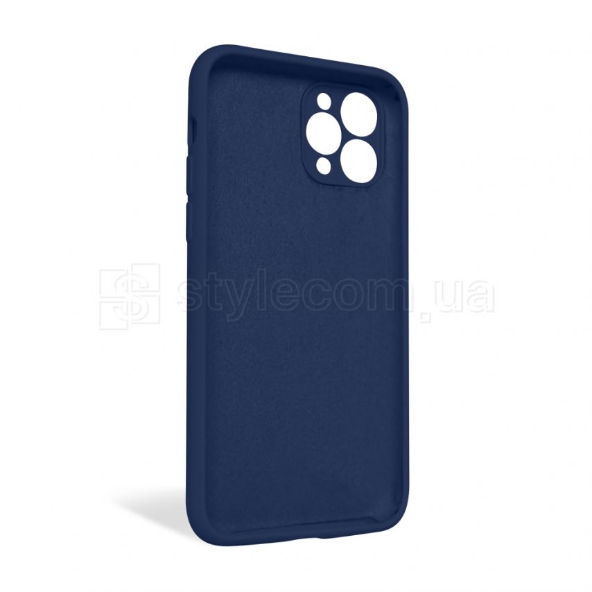 Чехол Full Silicone Case для Apple iPhone 11 Pro blue cobalt (36) закрытая камера (без логотипа)