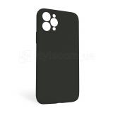 Чехол Full Silicone Case для Apple iPhone 11 Pro Max dark olive (35) закрытая камера (без логотипа)