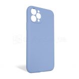 Чехол Full Silicone Case для Apple iPhone 11 Pro light blue (05) закрытая камера (без логотипа) - купить за 130.56 грн в Киеве, Украине
