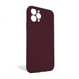 Чехол Full Silicone Case для Apple iPhone 11 Pro plum (57) закрытая камера (без логотипа)