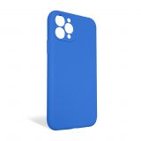 Чехол Full Silicone Case для Apple iPhone 11 Pro royal blue (03) закрытая камера (без логотипа)