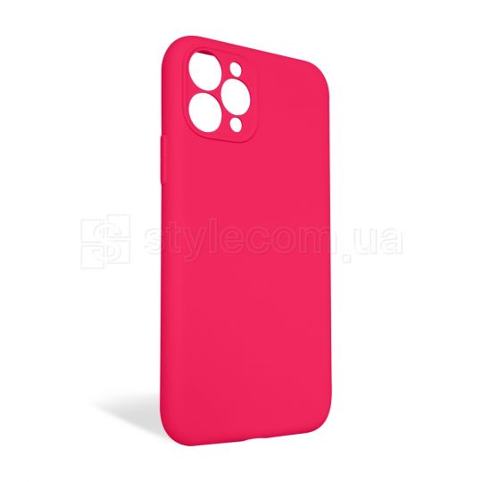 Чехол Full Silicone Case для Apple iPhone 11 Pro shiny pink (38) закрытая камера (без логотипа)